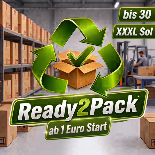 Ready2Pack Aufbewahrung XXL-Format bis 30Kg (ab 1,00 €)