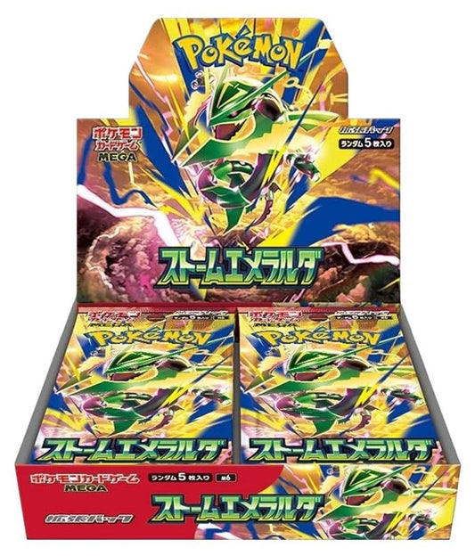 Pokémon Storm Emeralda Booster Display (M6) – Japanische Originalausgabe